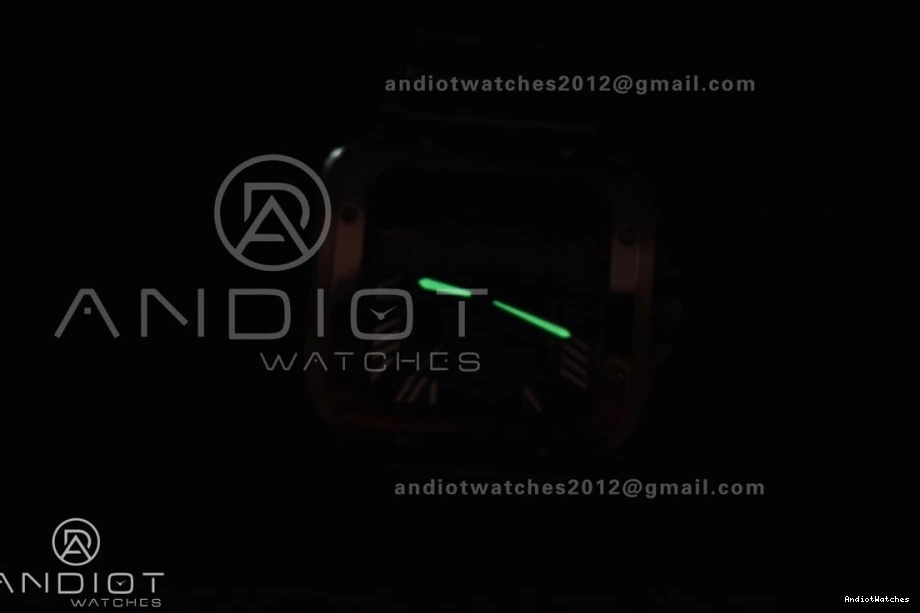 Dial 1:1 Youthful Edition Cartier 1057 de Bracelet BVF Green SmartLinks on 40mm MIYOTA SS Best Santos 1215